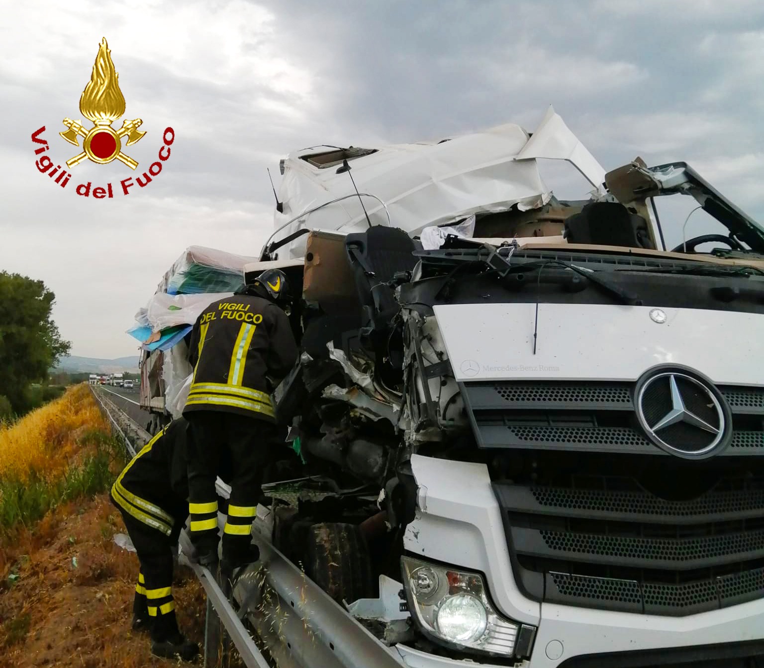 Incidente In Autostrada Tamponamento Tra Due Mezzi Nei Pressi Di Fabro