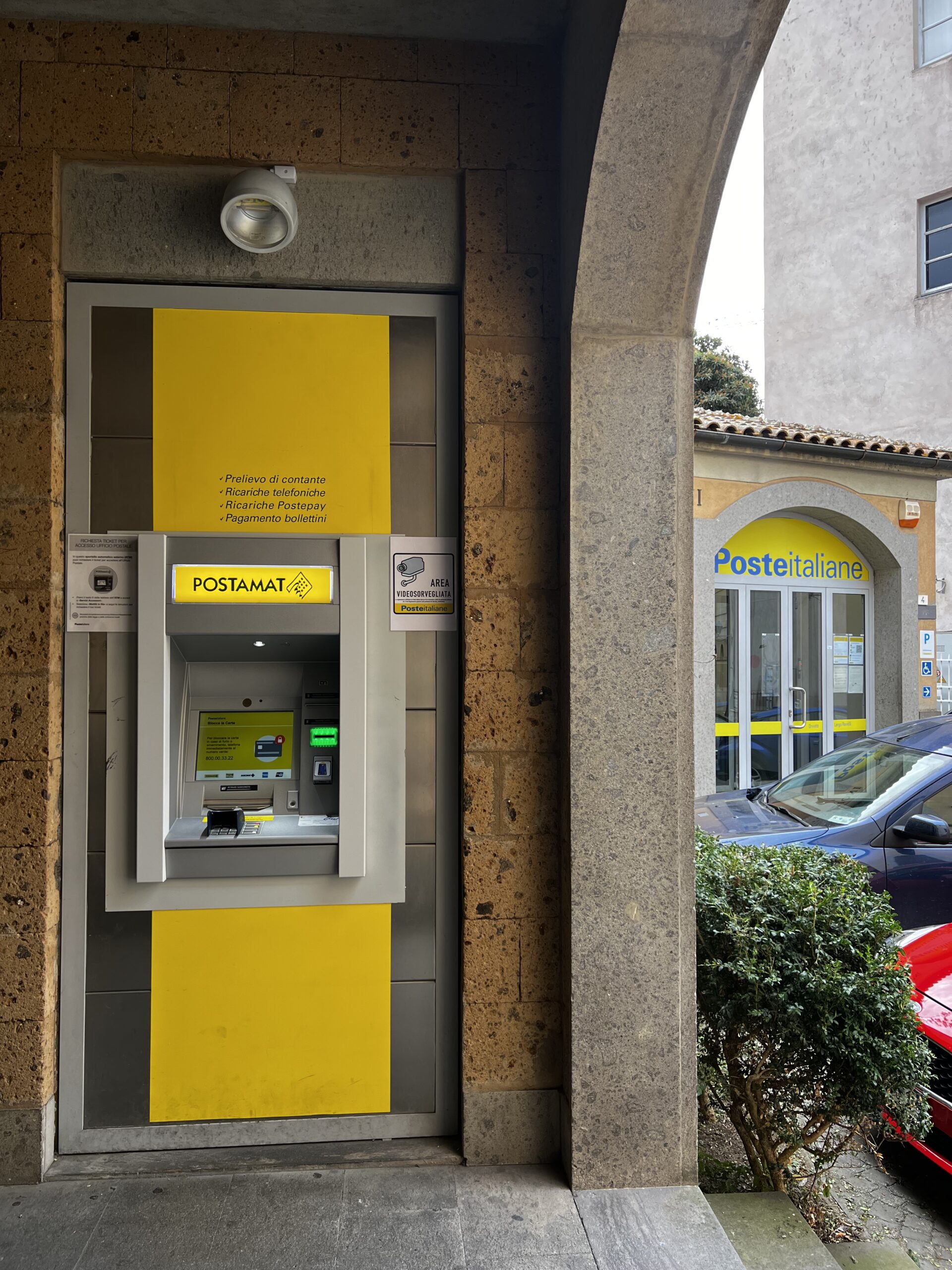 Installato sulla Rupe Atm Postamat di nuova generazione Orvietosì it