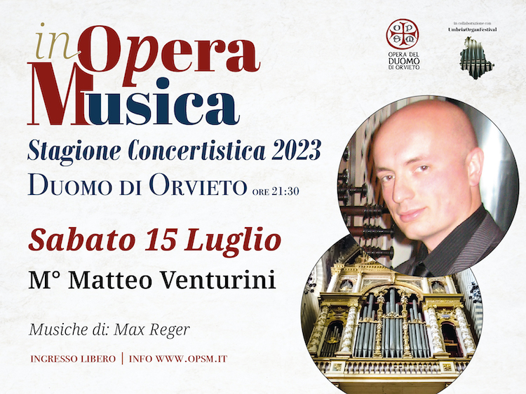 In Duomo il concerto dorgano del maestro Matteo Venturini Orvietosì it