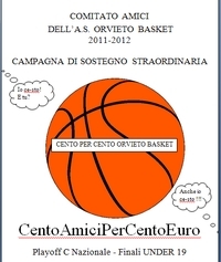 Campagna “Cento per cento”. Cento euro da cento amici di Orvieto Basket