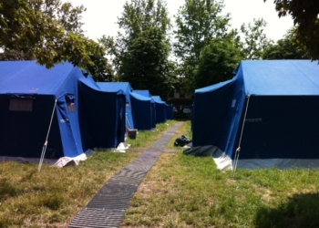 Protezione civile orvietana in Emilia