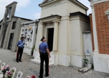 Razzia di rame al cimitero di Allerona