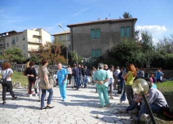 Esercitazione antincendio ad distretto ASL di via Postierla