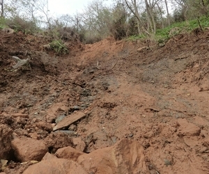 Parrano. Nuove frane sul versante sud