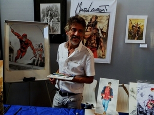 Mauro Laurenti presenta il suo nuovo calendario 2013 durente i Mercatini delle Feste