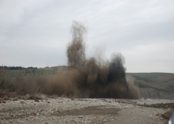 Alle 11,46 è brillato l’ordigno bellico