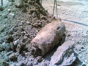 Paglia: trovato un ordigno bellico, forse due