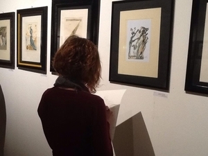 Inaugurazione della mostra delle opere – disegni e fotografie – prodotte dagli studenti  che hanno partecipato alla mostra-laboratorio “La Divina Commedia” di Salvador Dalì
