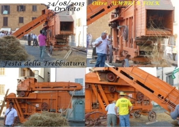 La trebbiatura a Orvieto