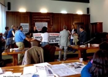 Occupazione del tribunale