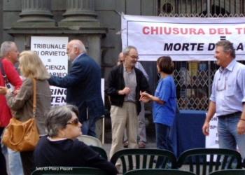 Manifestazione per il tribunale
