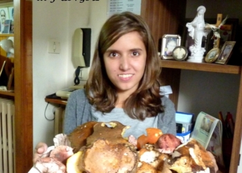Cecilia e  funghi