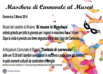 Maschere di carnevale al museo!