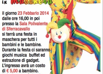 Replay di Carnevale, festa di beneficienza in maschera