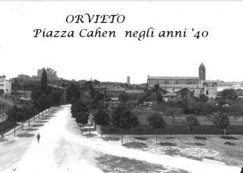 Piazza Cahen anni Quaranta