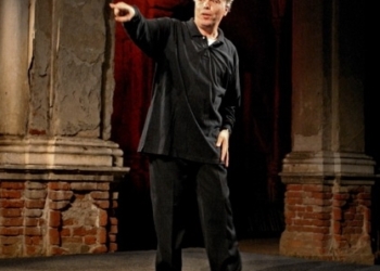 Mario Pirovano al teatro Santa Cristina con Dario Fo