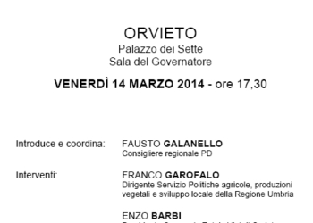 “Verso la nuova programmazione comunitaria 2014/2020: opportunità e scelte”