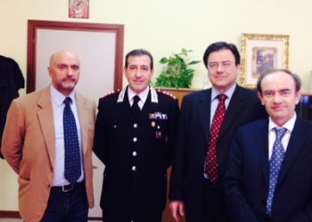 I sindaci dei comuni che votano per la fusione incontrano Pier Luigi Felli comandante provinciale dell’Arma dei Carabinieri