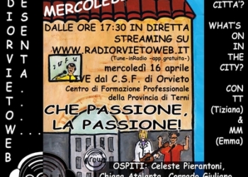 Il Centro servizi formativi di Orvieto ospita “Cosa succede in città”, trasmissione radiofonica di Radio Orvieto Web.