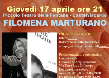 Al Boni il PICCOLO TEATRO DELLE FONTANE con FILOMENA MARTURANO