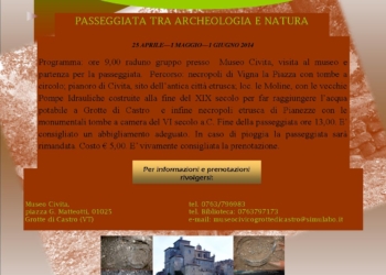 ALLA SCOPERTA DEGLI ETRUSCHI DI GROTTE DI CASTRO