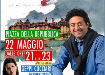 Germani chiude la campagna elettorale con uno spettacolo con Geppi Cucciari