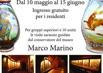 Museo delle maioliche aperto al pubblico dal 19 maggio al 15 giugno