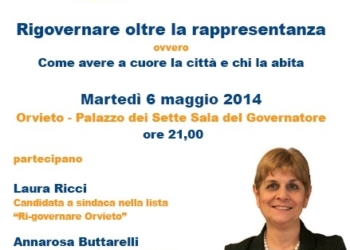 Rigovernare oltre la rappresentanza. Il 6 maggio a Palazzo dei Sette Annarosa Buttarelli e la Sindaca emerita di Ostiglia sostengono la candidatura di Laura Ricci