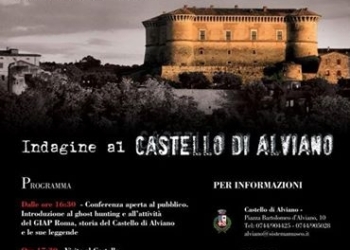 Il Gruppo Investigativo Attività Paranormali svolgerà un’indagine presso il Castello di Alviano