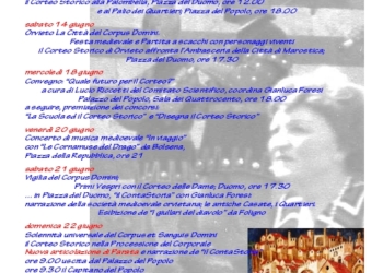 Il programma del Corteo storico “dalla Palombella all’Assunta”