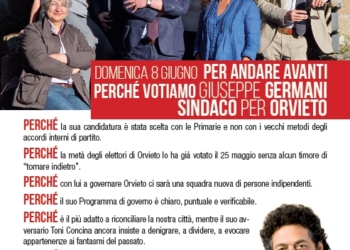 Pubblicità elettorale ballottaggio. Committente Matteo Tonelli