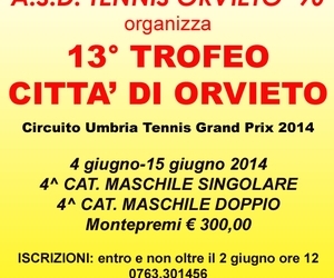 Iscrizioni al 13°TROFEO CITTA’ DI ORVIETO