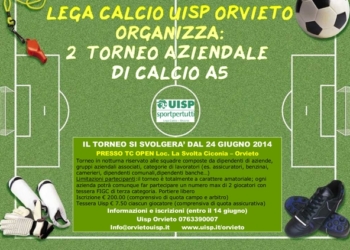 Seconda edizione  Torneo Aziendale Uisp 2014