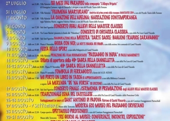 Il programma dell’Agosto castellese 2014