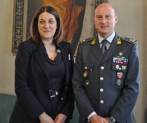 La presidente Marini riceve nuovo comandante Guardia di finanza Augelli