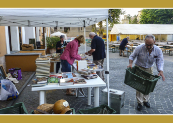 La bancarella di Letterealbar a Castel Viscardo