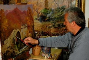 Inaugurazione della mostra personale del pittore Giuliano Paladini