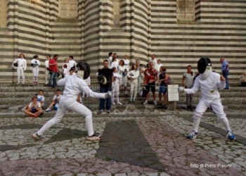 Uisp scherma Orvieto al più grande flashmob di scherma del mondo