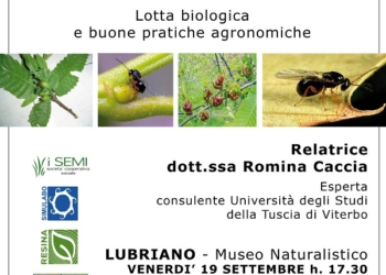 Il museo di Lubriano dedica due conferenze alla lotta biologica e alle buone pratiche agronomiche