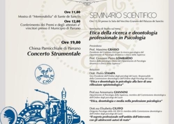 Parrano: XI edizione del Premio De Sanctis per opere di psicologia e psichiatria