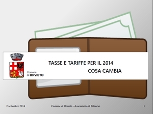 Tasse e Tariffe a Orvieto 2014. Cosa cambia