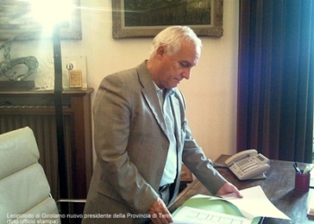 Provincia, primo giorno a Palazzo Bazzani per neo presidente di Girolamo