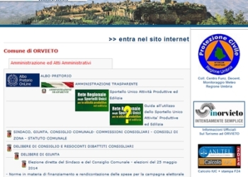 M5S Orvieto: il sito del Comune non funziona. Presentata un’interrogazione