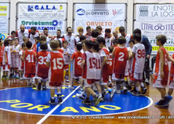 L’Orvieto Basket batte Todi nella splendida giornata dedicata al minibasket