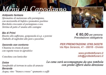Capodanno alle Grotte del Funaro di Orvieto