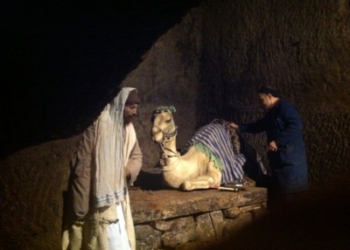 NEL PRESEPE AL POZZO DELLA CAVA LA PROTESTA PACIFICA DI SAN FRANCESCO