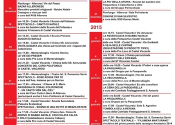 Un Natale pieno di iniziative quello di Castel Viscardo