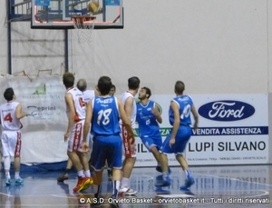 L’Orvieto Basket esce sconfitto dal match contro Foligno