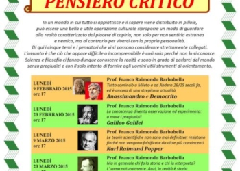 L’UNITRE ALLA SCOPERTA DEL PENSIERO CRITICO