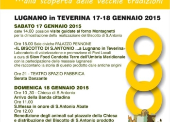 Festa di sant’Antonio abate a Lugnano in Teverina